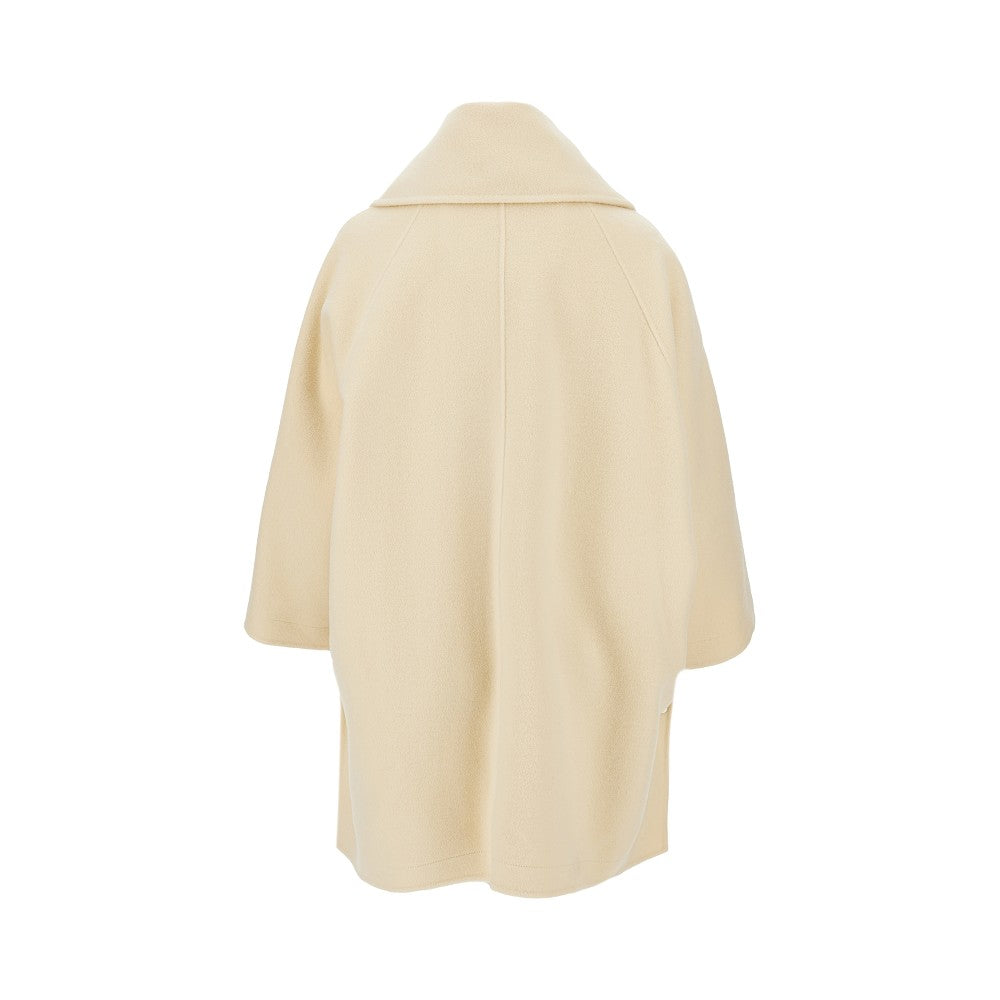 double cloth cape with scarf