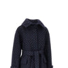 full-strass wool long coat