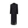 fringed oversized cloth coat