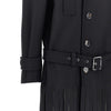fringed oversized cloth coat