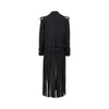 fringed oversized cloth coat