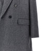 mélange wool and cashmere long coat