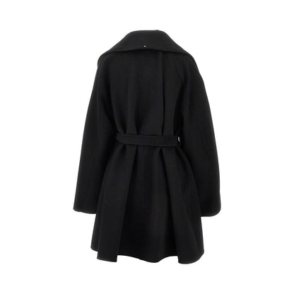 SPORTMAX 40 wool coat with belt