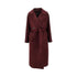MAX MARA WEEKEND 44 wool drap coat with belt