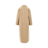 MAX MARA WEEKEND 38 double wool blend single-breasted coat