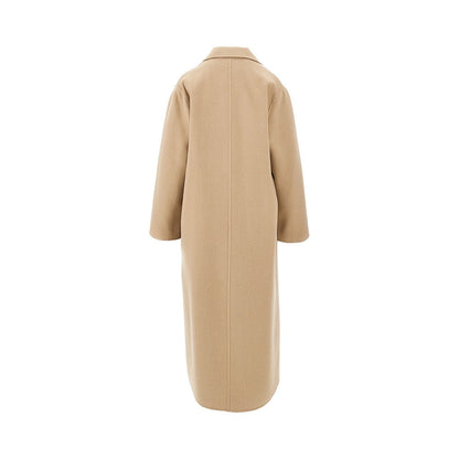MAX MARA WEEKEND 38 double wool blend single-breasted coat