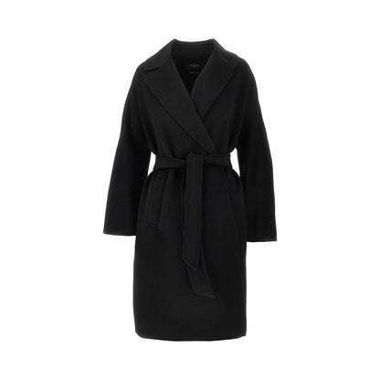 MAX MARA WEEKEND 38 double cloth coat with belt