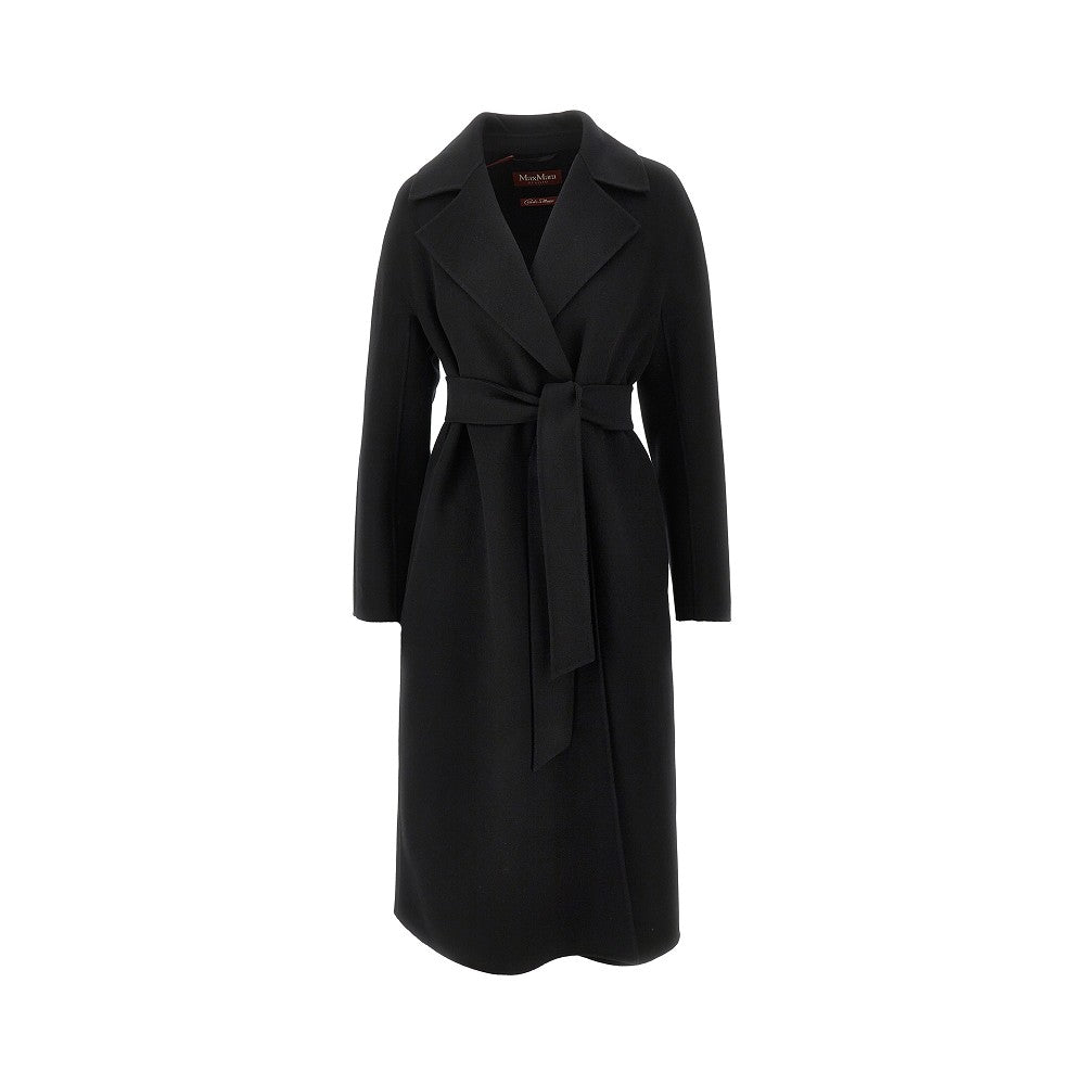 MAX MARA STUDIO 38 midi cloth coat with belt