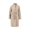 cashmere drap midi coat
