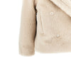 wool-blend short coat