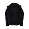 wool-blend short coat