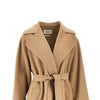 midi cloth coat with belt