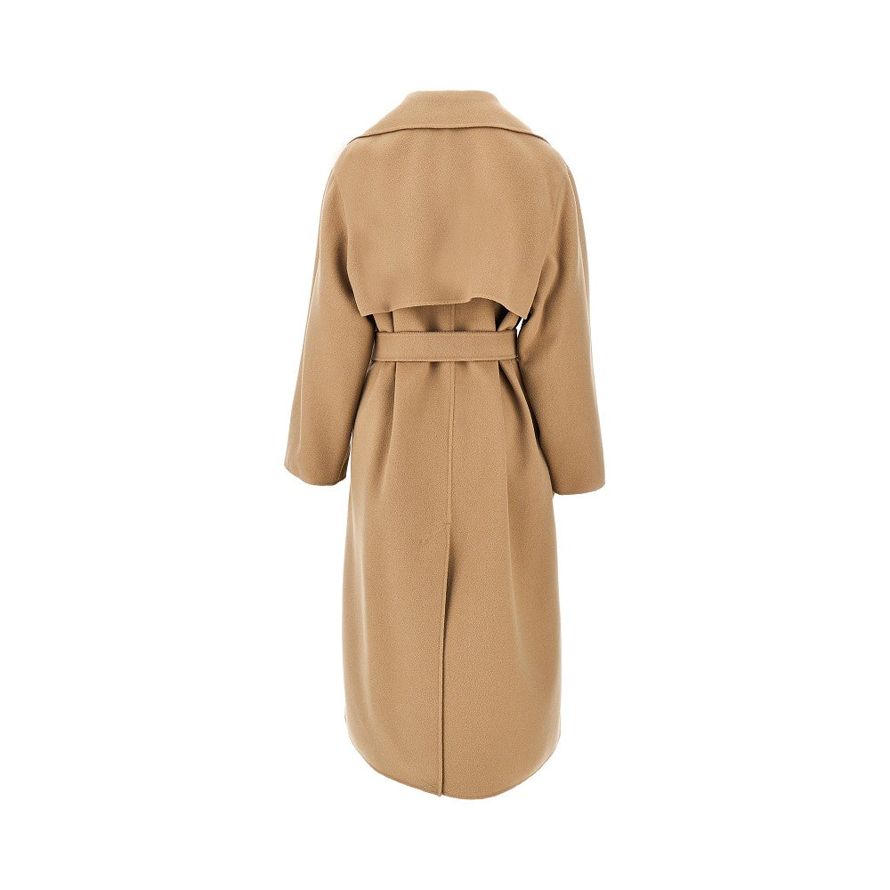 midi cloth coat with belt