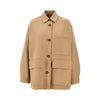 virgin wool-blend cloth jacket