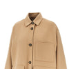 virgin wool-blend cloth jacket