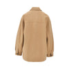virgin wool-blend cloth jacket