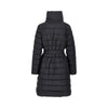 padded nylon long downjacket