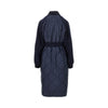 nylon and virgin wool coat