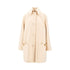 VALENTINO 40 wool drap peacoat with vgold details