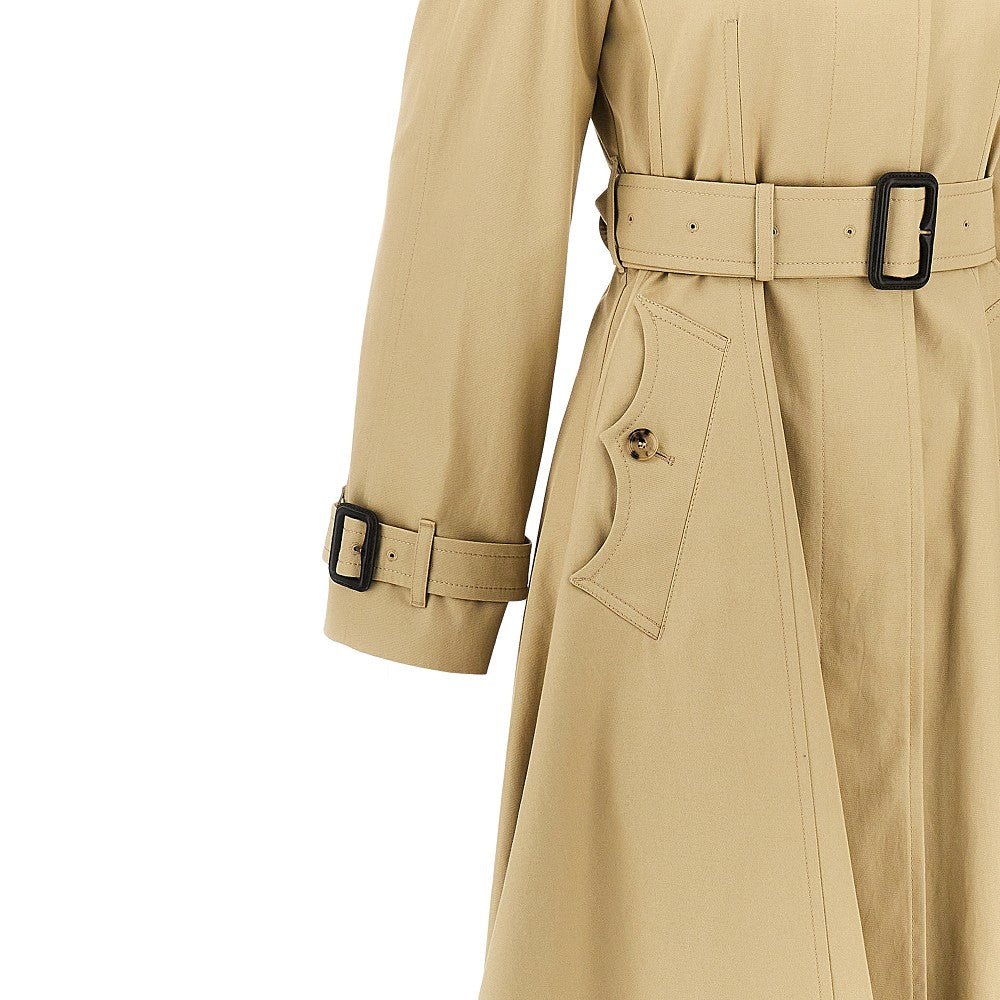 BURBERRY 12 gabardine fit-and-flare ellingham car coat