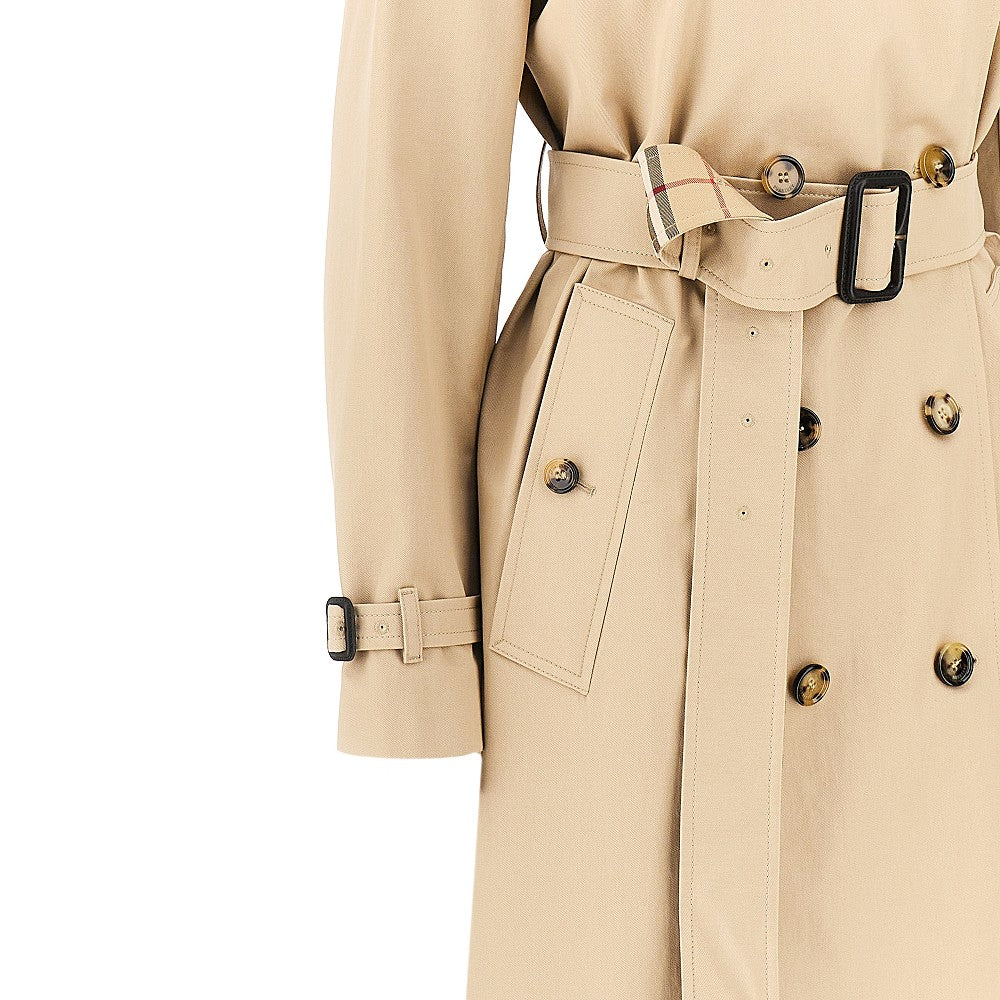 lakefield knee-length trench coat