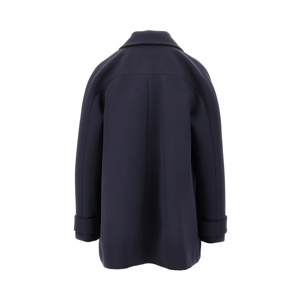 GUCCI 44 wool double-breasted coat