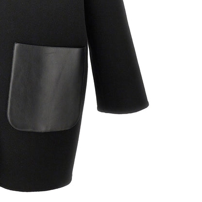 GUCCI 42 wool and silk reversible coat