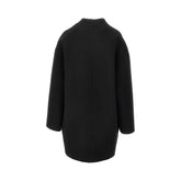 GUCCI 42 wool and silk reversible coat