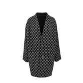 GUCCI 42 wool and silk reversible coat