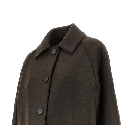 HARRIS WHARF LONDON 40 pressed wool balmacaan coat