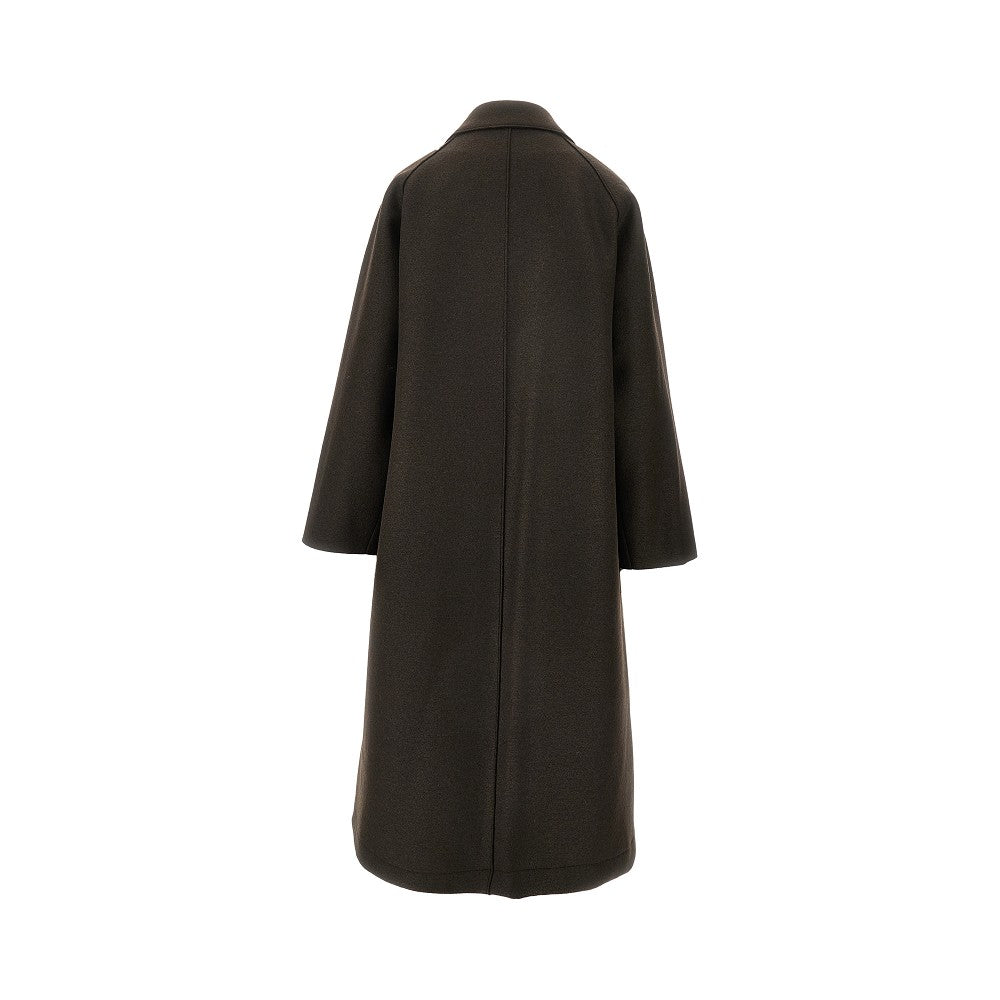 HARRIS WHARF LONDON 40 pressed wool balmacaan coat