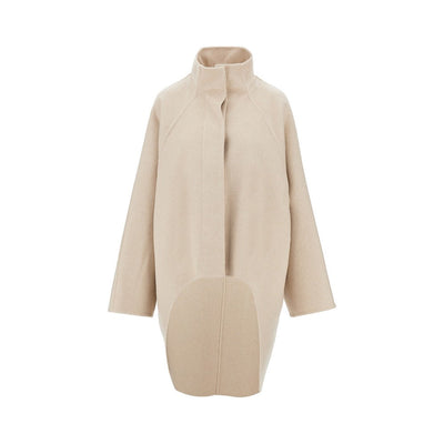 cashmere asymmetrical coat