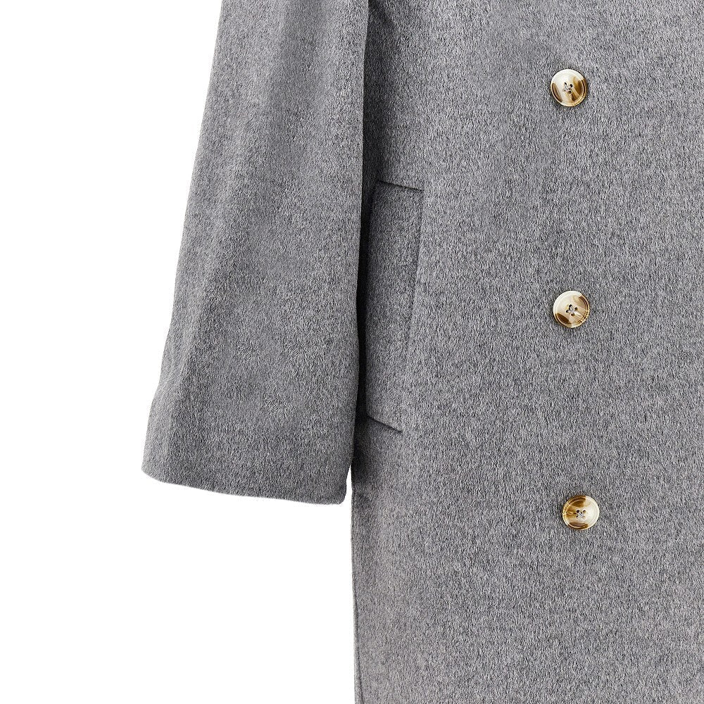 LOULOU DE SAISON 38 wool and cashmere borneo coat