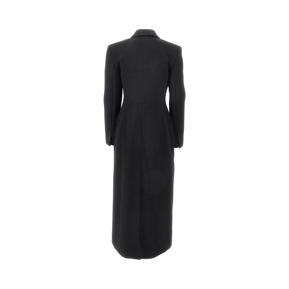 GIVENCHY 40 wool coat with padded shoulders