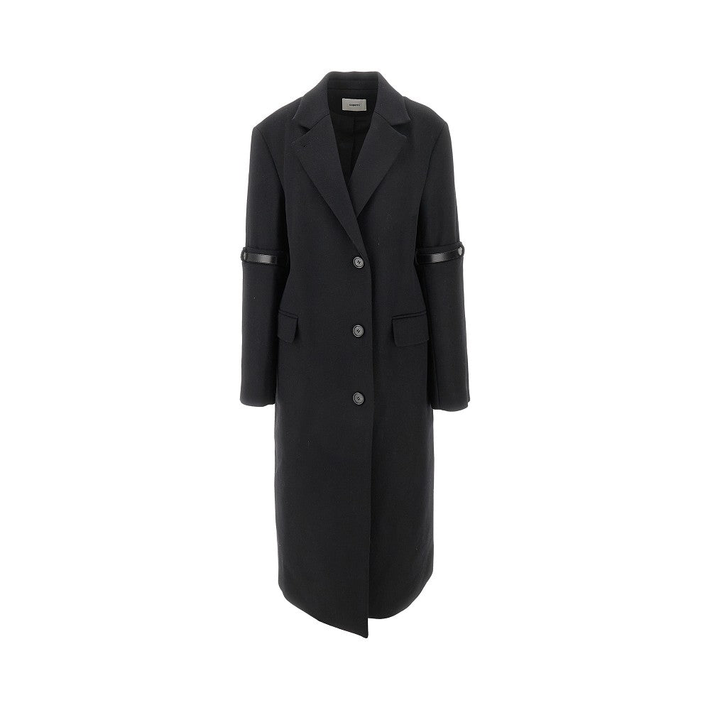 COPERNI S single-breasted coat with belted sleeves