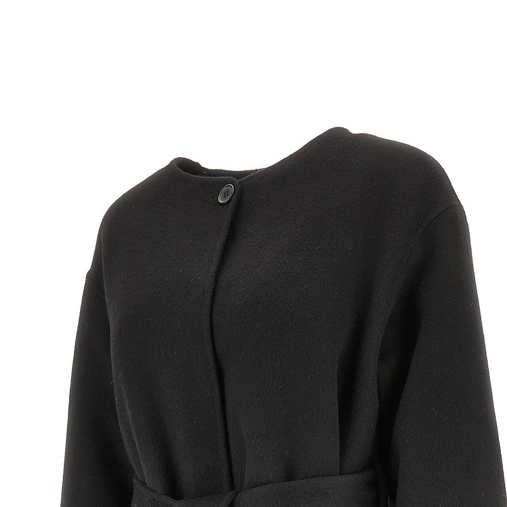 P.A.R.O.S.H. L long coat with detachable hooded scarf