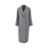 irvin double-breasted drap coat