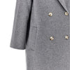 irvin double-breasted drap coat