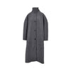 double wool oversized coat