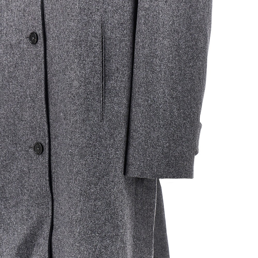 double wool oversized coat