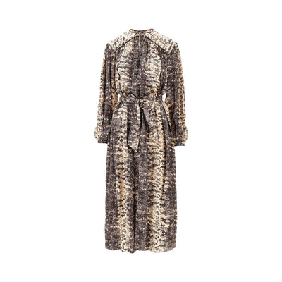 luada silk long dress