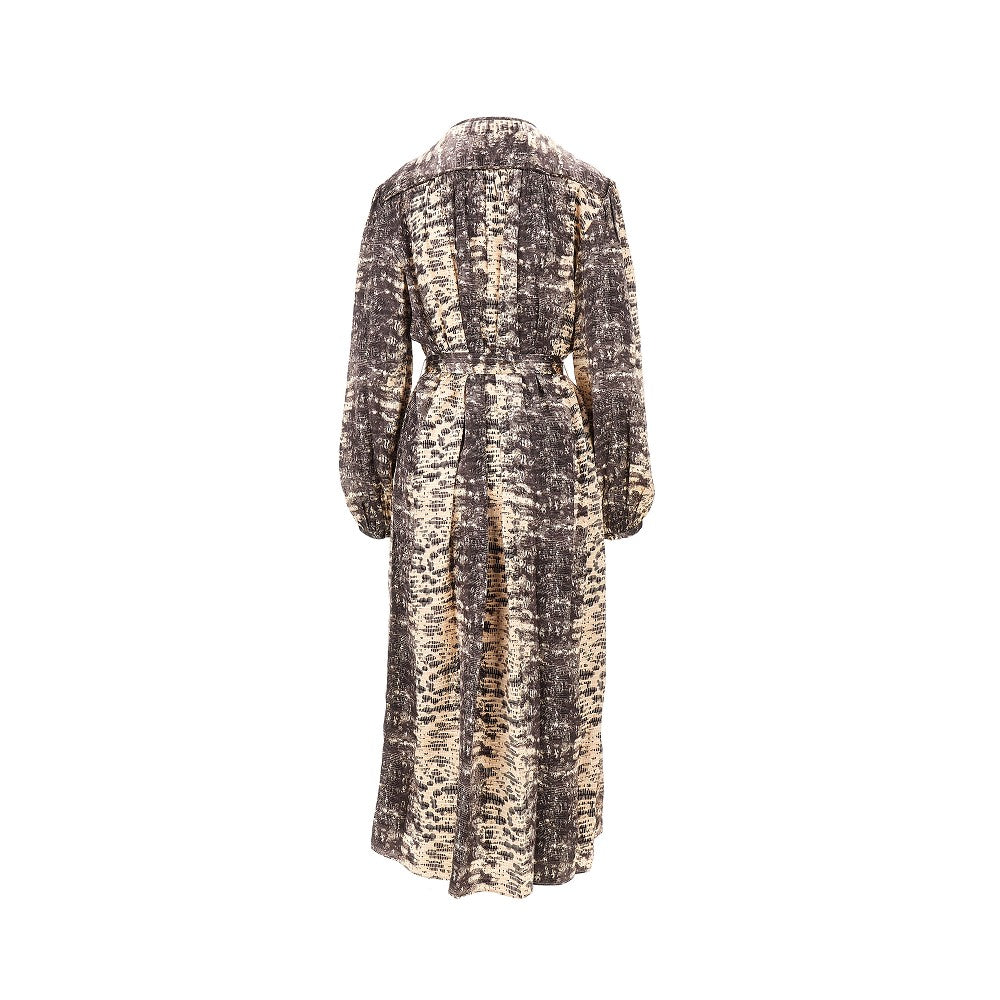 luada silk long dress