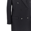 stockman shoulder long wool coat
