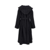 wool-blend oversized coat