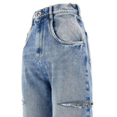 MAISON MARGIELA 38 high-rise jeans with side rips