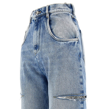 MAISON MARGIELA 38 high-rise jeans with side rips