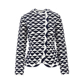 EMPORIO ARMANI 40 jacquard viscose-blend jacket