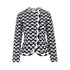 EMPORIO ARMANI 40 jacquard viscose-blend jacket