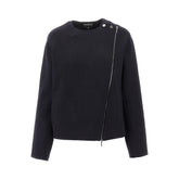 EMPORIO ARMANI 46 knitted jacket with zip closure
