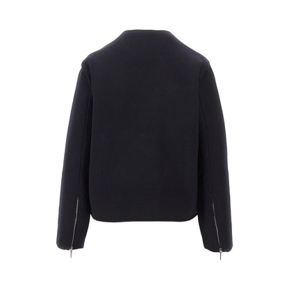 EMPORIO ARMANI 46 knitted jacket with zip closure